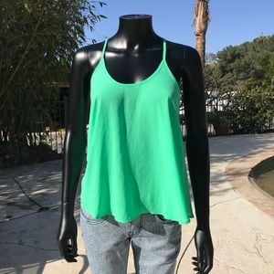 LUSH Bright Green Swing Style Lightweight Camisole